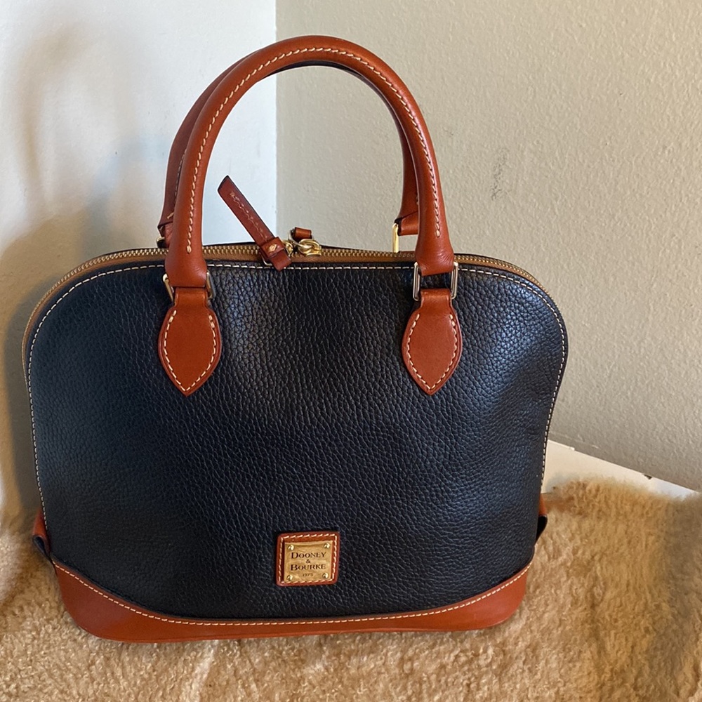 Dooney & Bourke Pebble Grain Zip Zip Satchel